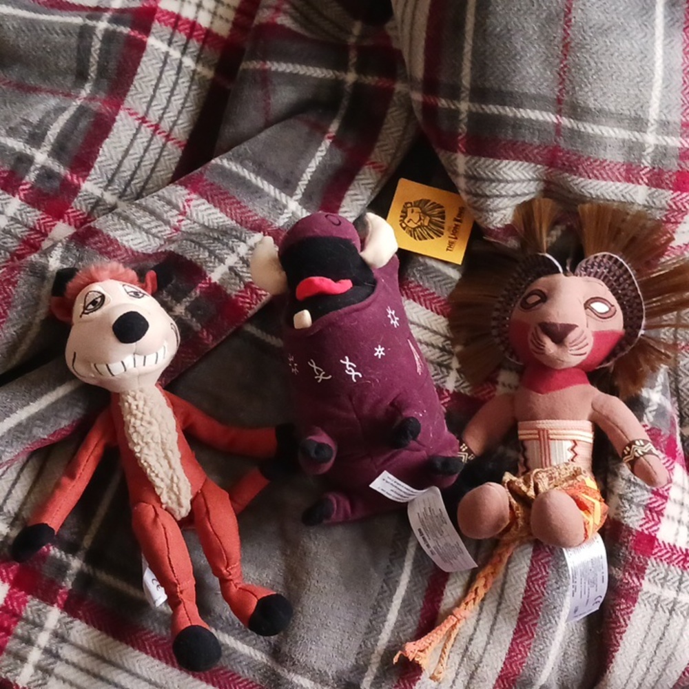 The Lion King plushies